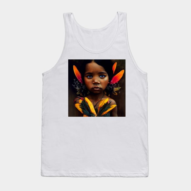 Flame Lily Faerie Tank Top by KimTurner